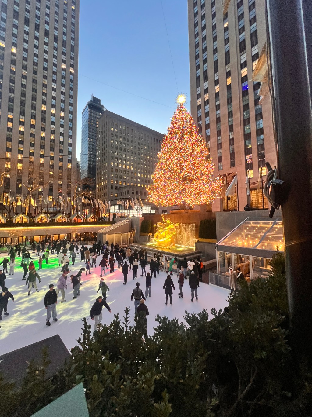 New York, in December